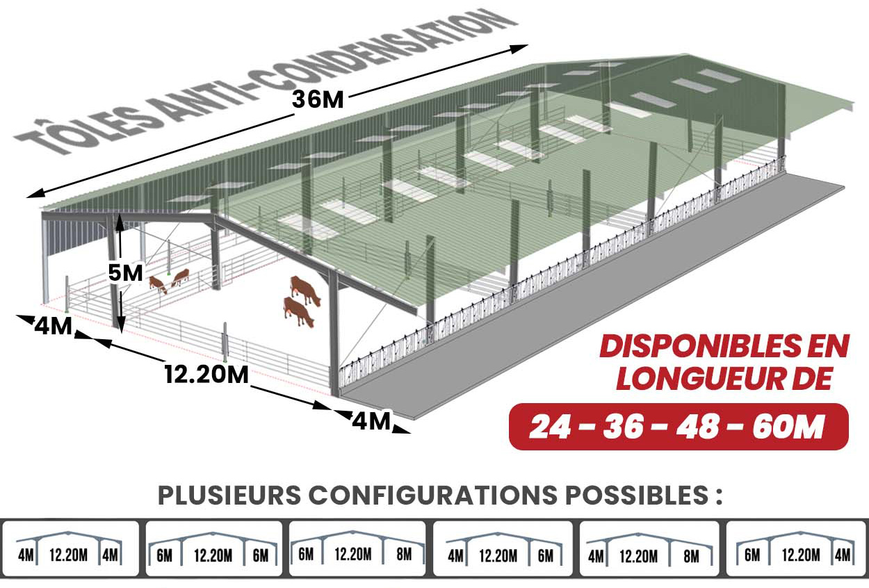 détails bâtiment elevage