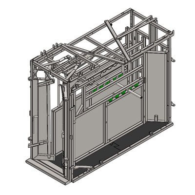 Cage réglable PM2805 Galva avec porte PM85