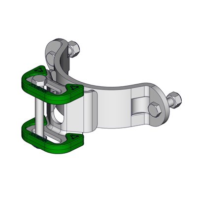 Demi-bride ronde Surlock simple SV Ø140mm