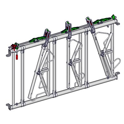 Panneau SAFETY IV génisse 3 places / 2m