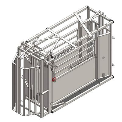 Cage réglable PM 2800 Galvanisée avec porte PM83