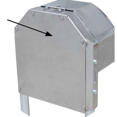 Capot de protection anti-morsures inox