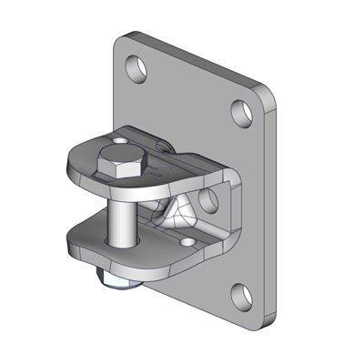 Paire de chapes renforcées Multifix pour montage en I