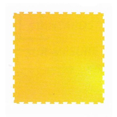Dalle PVC 500x500 jaune (RAL 1003) Ep7mm renforcée