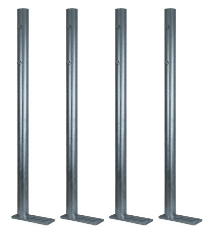 Jeu de 4 pieds pour fixation au sol