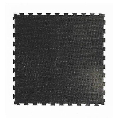 Dalle PVC 500x500 noir (RAL 9017) Ep7mm renforcée