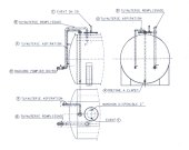 Option n°1 : Tuyau d'aspiration/vidange Inox 316L Ø50/60