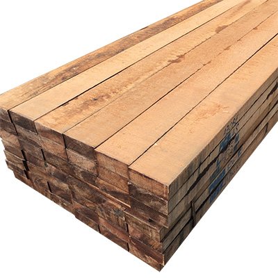 Traverse en bois azobé 2,60m x 17cm x Ep.7cm