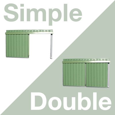 Portes simples et portes doubles